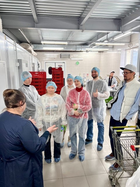 Экскурсия предпринимателей в производственный цех Доброланч
