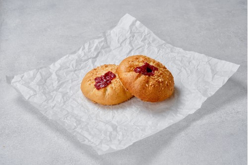 ПИРОЖОК с МАЛИНОЙ и КОНФИТЮРОМ 100гр   