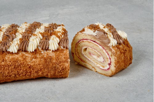 Рулет ШОКОЛАДНО-МАЛИНОВЫЙ