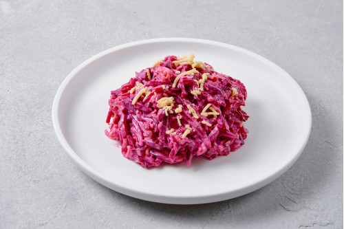 Салат ИЗ СВЕКЛЫ С СЫРОМ