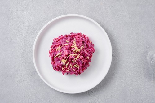 Салат ИЗ СВЕКЛЫ С СЫРОМ