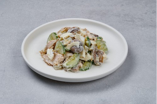Салат КУРИНЫЙ СЫТНЫЙ с ГРИБАМИ