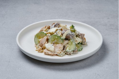 Салат КУРИНЫЙ СЫТНЫЙ с ГРИБАМИ