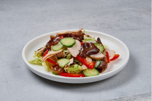 Салат МОЭР с МЯСОМ ЦЫПЛЕНКА и ГРИБАМИ 