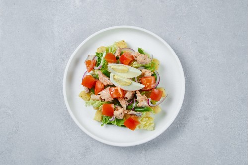 Салат С ГОРБУШЕЙ НИСУАЗ и ОВОЩАМИ