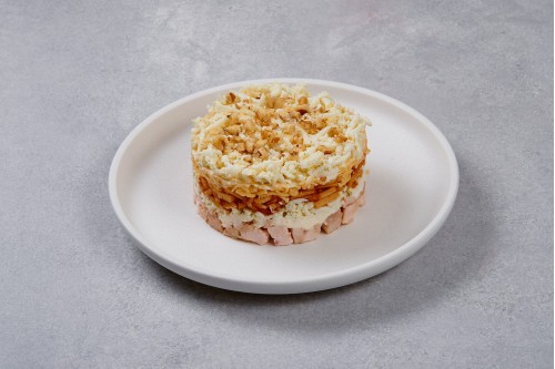 Салат-КОКТЕЙЛЬ С КУРИНЫМ ФИЛЕ и ЯБЛОКАМИ