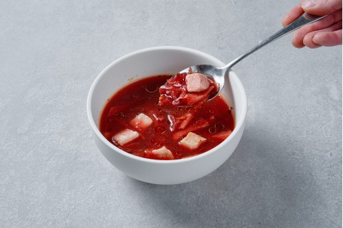 БОРЩ С КУРИЦЕЙ, порц250/25гр