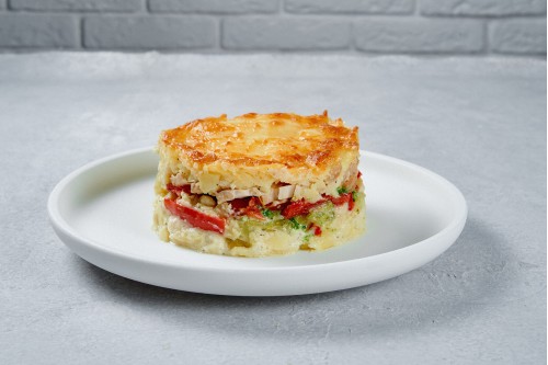 ГРАТЕН с КУРИЦЕЙ и ОВОЩАМИ, кг